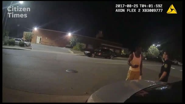 PHOTO: The FBI is launching an investigation into the force police used on Johnnie Rush, after he was stopped for jaywalking in in August 2017 in Ashville, N.C. (ABC News)