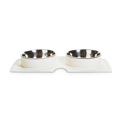 Silicone Pet Mat + Stainless Steel Double Diner - 3.5 Cups - Boots &  Barkley™ : Target