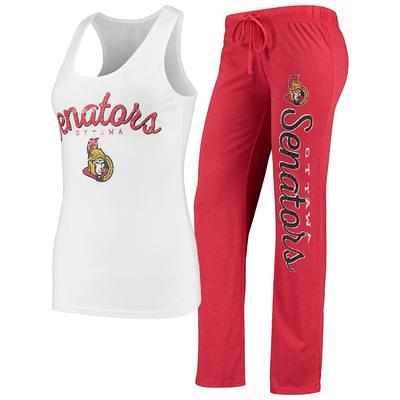 Women's Concepts Sport Navy/Red Atlanta Braves Wordmark Meter Muscle Tank  Top & Pants Sleep Set