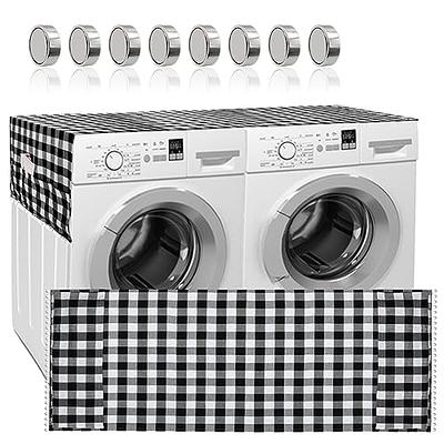 2PCS 25.6'' x 23.6'' Washer and Dryer Covers for the Top,Non-Slip