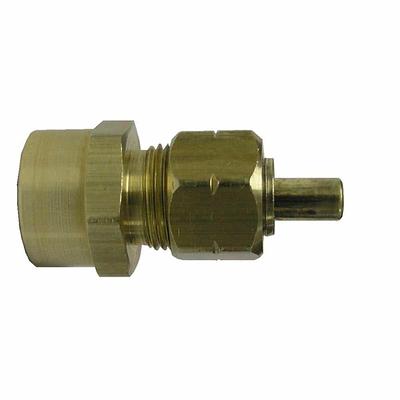 3/4 in. FHT x 3/8 in. OD Compression 90-Degree Brass Elbow Adapter