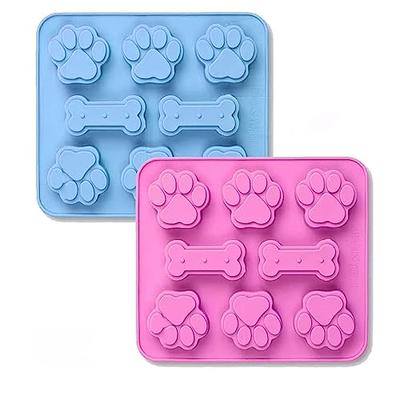 Vodolo Frozen Dog Treat Mold Small for Pupsicle with Lid,Dog Treats Ice  Tray Molds Silicone for Freezing, Freeze Refill Treats for Pupsicle Toy  10-25