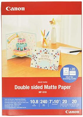 2 Canon Matte Photo Paper, 8.5 x 11 Inch, 50 Count MP-101 YOU GET 2 PACKS