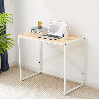 Home Office Deluxe Storage Computer Desk White - Saracina Home