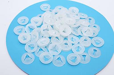 100Pcs 10-30mm Safety Eyes and Noses Large Plastic Craft Crochet Eyes
