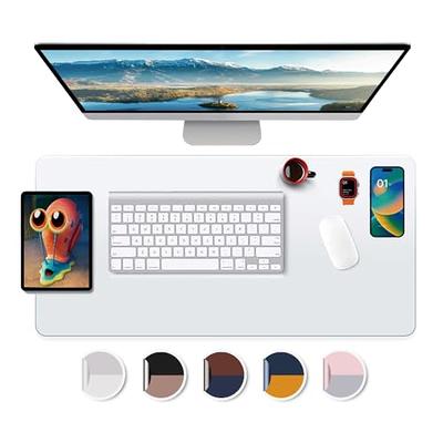 Desk Protector Blotter Pad on Top of Desks PU Leather Office Desk Writing Mat Computer Laptop Gaming Under Keyboard Mouse Pad Desk Decor Accessories