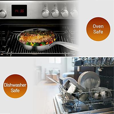 Duxtop 5.5 Qt Saute Pan with Lid, Professional Stainless Steel
