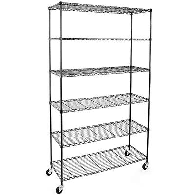 VEVOR Stainless Steel Shelving 60x18.5 Inch 4 Tier Adjustable Shelf Storage  Unit Stainless Steel Heavy Duty Shelving for Kitchen Commercial Office