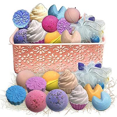Bath Bombs Gift Set,6 Piece Bubble Bath Fizzies,Lavender,Vanilla