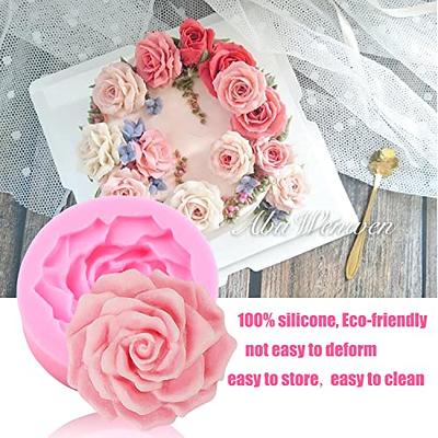 Rose Flower Silicone DIY Mold Soap Candle Chocolate Candy Mould 3D