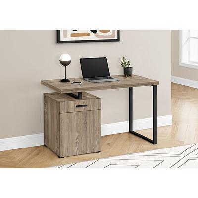 Monarch Specialties L-Shaped Computer Desk Brown