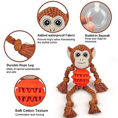 Chngeary Dog Toys for Small Medium Large Dogs, Squeaky Plush Dog Toys + Interactive  Dog Toys + Dog Rope Toys Multi Function Cute Monkey Puppy Toys for Pets -  Yahoo Shopping