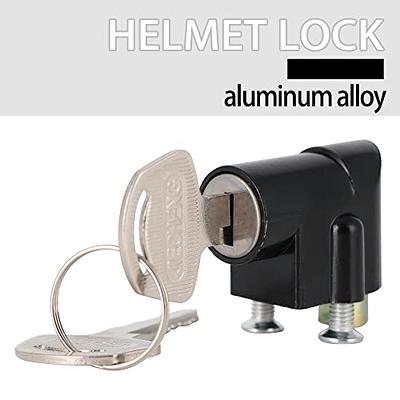 Motorcycle Helmet Lock Anti-Theft Open Face Helmet Lock Fastener + T-Bar  for Racing Motorbike Bike Helmet Lock