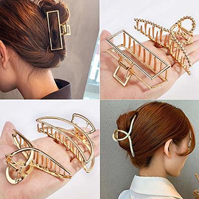 Hair Clips for Thick Hair Metal Hair Claw Clips Long Hair Clips Big Jaw  Clips for Hair Butterfly Hair Clips Hair Styling Accessories Hair Clamps  Hair