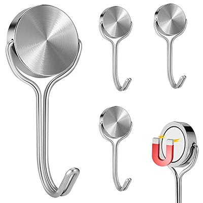 DIYMAG 60 Pack 22Lbs Magnetic Hooks for Cruise, Grill, Towel, Indoor  Hanging, Home, Kitchen, Workplace, Office and Garage, Silver, 16mm  (DIY-NE16-60P)