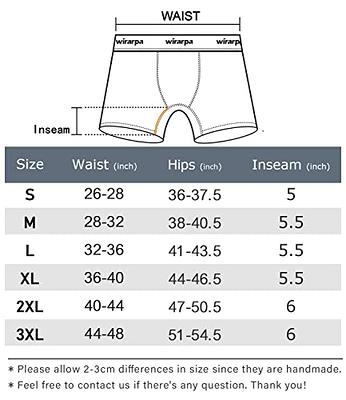 wirarpa Womens Anti Chafing Cotton Underwear Boy Shorts Long Leg Boyshorts  Panties 3 Pack