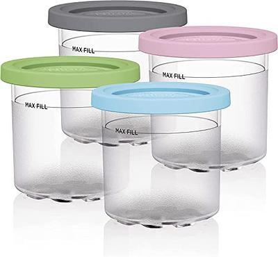 WWECATION 4 Pack of Silicone Lid Containers Replacement for Ninja