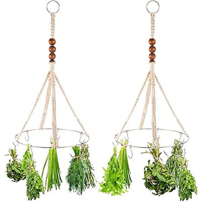 Bestio Herb Drying Rack, 4 Layer Hanging Drying Rack Mesh for