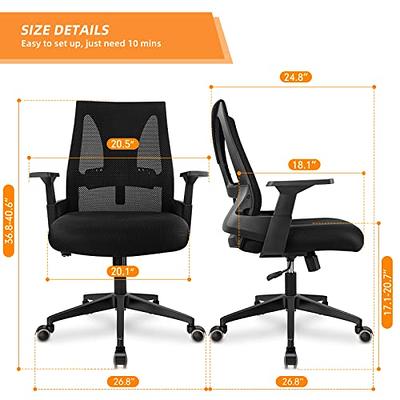 CAPOT Big and Tall Office Chair 400lbs Ergonomic Office Chair