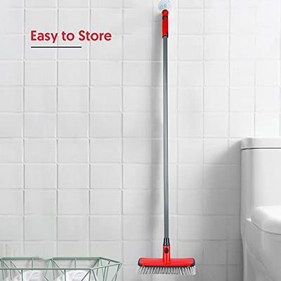 Scrub Brush Floor Brush with Long Handle, Deck Brush Floor Scrubber 2 in 1  Scrape Brush Stiff Bristle Shower Brush Scrubbing Brush Cleaning Brush for  Bathroom, Kitchen, Tub, Carpet, Grout, Tile - Yahoo Shopping