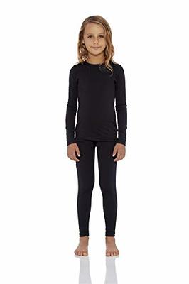 Buy Thermajane Long Johns for Women - Thermal Leggings for Women, Fleece  Lined Thermal Underwear Bottoms, Black, X-Small at