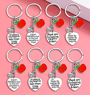 1pc, New Small Bee Keychain Thank You Gift for Women Teacher Christmas Valentine's Day Gift Thanksgiving Christmas Party Key Ring Gift,Temu