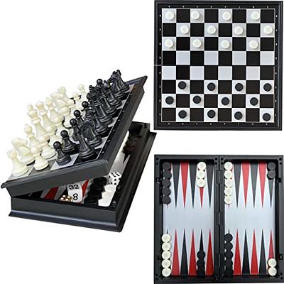 Pressman Checkers -- Classic Game With Folding Board and Interlocking  Checkers, 2 Players