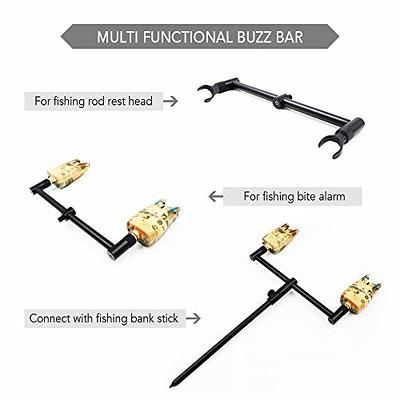 Fishing Buzz Bar,HUIOP Carp Fishing Buzz Bars Fishing Rod Holder Fishing  Pole Rest Fishing Alarm Rest Pack 1PCS / 2PCS - Yahoo Shopping