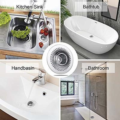 Shower Drain Hair Catcher,Bathtub Stopper,Shower Drain Cover,Drain Protector  for Bathtub and Bathroom