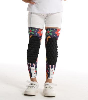  COOLOMG Youth Basketball Leggings with Knee Pads Boys Padded Compression  Pants Black XS : Sports & Outdoors