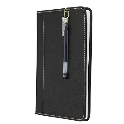 Leather pen pencil holder clip for notebook journal