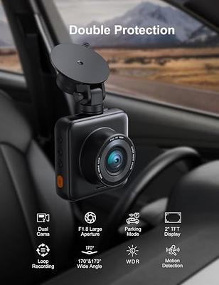 iZEEKER Dash Cam 1080P, Dash Camera for Cars with Night Vision, WDR, 3 Inch  LCD Display Car Driving Recorder, 170° Wide Angle, G-Sensor, Loop  Recording, Parking Mode 