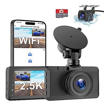 OMBAR Dash Cam 5G WiFi GPS, Dash Cam Front and Inside 4K/2K/1080P+1080P