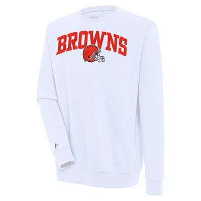 Women's Antigua White Cincinnati Bengals Victory Chenille Pullover Sweatshirt Size: Small