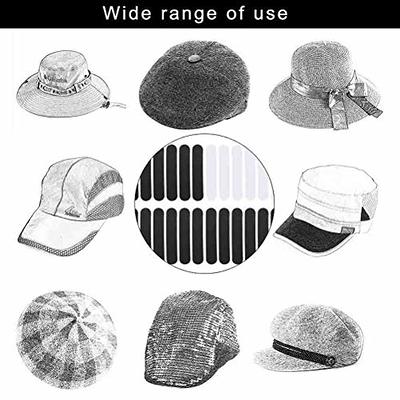 Hat Size Reducer Hat Sizing 4 Pcs Tape Foam Reducing Tape Hats Tape Caps  Sweatband, Tighten Reducing Tape Men and Women's Hats 