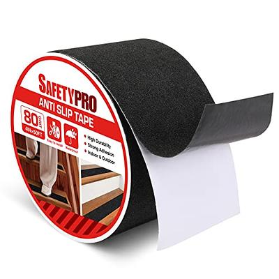 Anti Slip Traction Tape, 12 Inch x 30 Foot - Best Grip, Friction, Abrasive  Adhesive for Stairs, Tread Step, Indoor, Outdoor (Tape, 12 X 30')