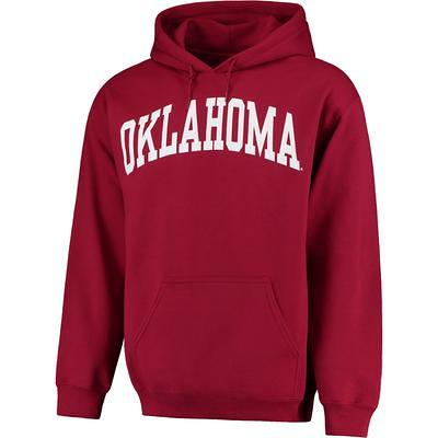 Men's Franchise Club Crimson Oklahoma Sooners Members Windshell V-Neck  Pullover Jacket