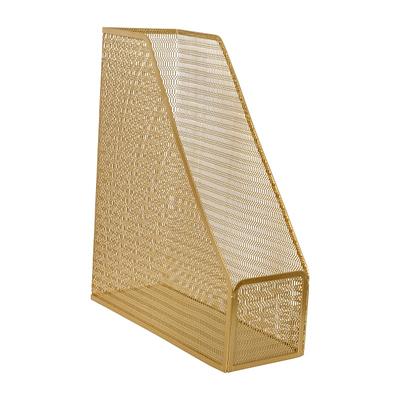 Martha Stewart Kerry Plastic Stackable Office Desk Drawer Organizers, Set of 8, with Gold Trim