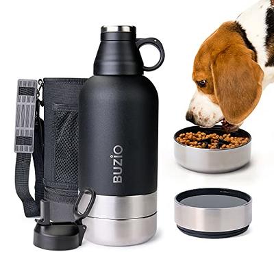 Insulated Water Bottle 64 oz with Straw Lid (3 Lids), BUZIO 64oz Stainless  Steel Water Bottle Half Gallon Jug Flask, Double Wall Vacuum Sports Thermo