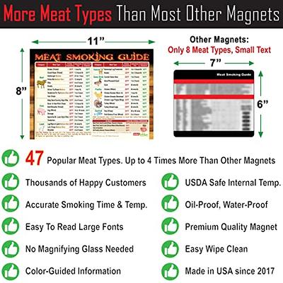 Ultimate BBQ Gifts Set: Must-Have Meat Smoking Guide (47 Meats) + Meat  Temperature Chart + Wood Flavor Guide - Outdoor Big Text Magnets Grilling  Pellets Smoker Accessories Unique for Birthday Holidays - Yahoo Shopping