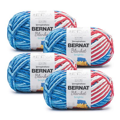 Bernat® Blanket™ #6 Super Bulky Polyester Yarn, White 10.5oz/300g, 220  Yards 