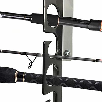 Jorazor Fishing Rod Holders,Fishing Pole Holders,Fishing Rod Rack,24 Slots To Hold Rods & Reel Combo,Lightweight Aluminum Vertical Fish Pole Garage