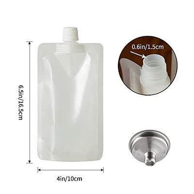 Plastic Flasks For Liquor,Drink Pouches For Adults,Concealable And Reusable  Cruise Alcohol Flask 