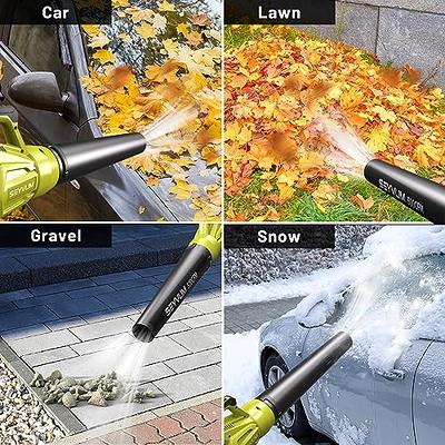 Adedad Cordless Leaf Blower with Battery and Charger 160 MPH Lightweight  Blowers for Lawn Care Battery Powered Leaf Blower 2.0AH Battery - New  Version