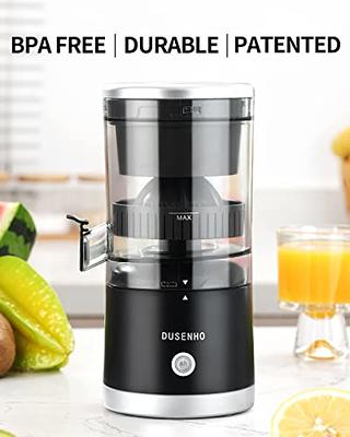 Electric Juicer Rechargeable - Citrus Juicer Machines with USB and Cleaning  Brush Portable Juicer for Orange, Lemon, Grapefruit 