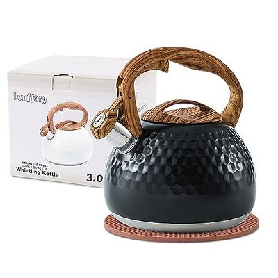 Pinky Up Presley Rose Gold 70 Oz Tea Kettle, Stovetop Induction Stainless  Steel Whistling Kettle : Target