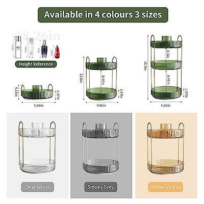 shuang qing 3-Tier Corner Bathroom Counter Organizer, Countertop Perfume  Tray and Vanity Organizer, Makeup Cosmetic Storage, Corner Storage  Organizers for Bathroom, Kitchen, Dresser (Clear) - Yahoo Shopping