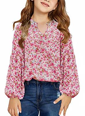 Floral Tops for Women - Flower Top & Shirt, Long Sleeve Floral Top