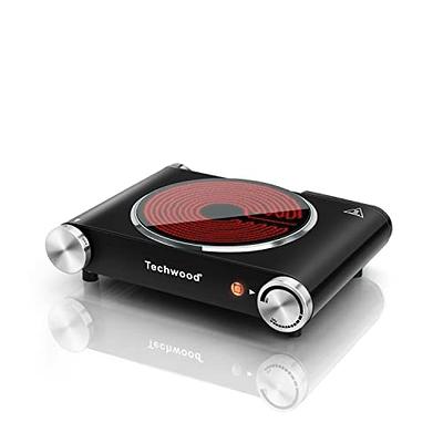 Duxtop 1600W Single Burner Electric Cooktop, Electric Hot Plate for  Cooking, Electric Stove with Sensor Touch Control, Portable Infrared Burner  with Timer and Safety Lock, E200AIR/ 9500STIR - The Secura