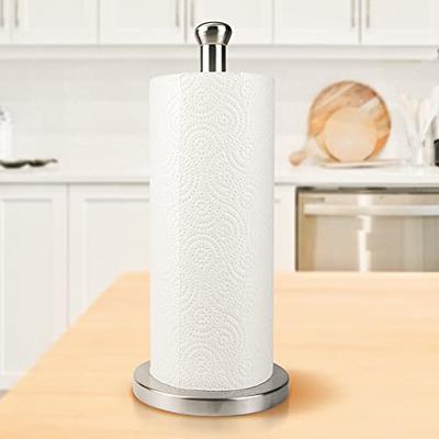 Paper Towel Holder,Free-Standing Kitchen roll Holder for Kitchen Bathroom -  Yahoo Shopping